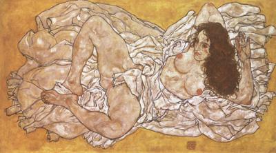 Egon Schiele Liegende Frau (mk12)